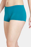 Zivame Medium Rise Full Coverage Boyshorts - Harbor Blue — thumbnail 3